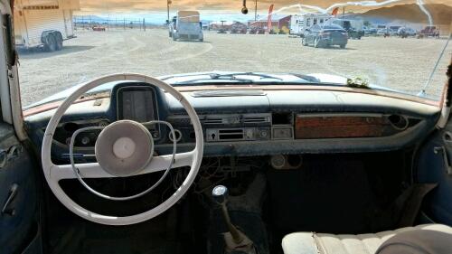 Mercedes-Benz 200 W110 Sedan, White, Restoration Project, Mazda Rotory Engine swapped - Non-running - 15