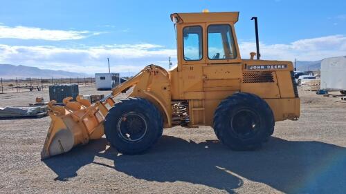 John Deere Articulated Wheel Loader, Enclosed Cab, Loader Bucket, 1,298 Hours - 5