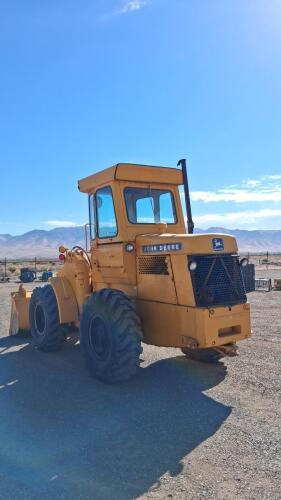 John Deere Articulated Wheel Loader, Enclosed Cab, Loader Bucket, 1,298 Hours - 6