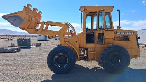 John Deere Articulated Wheel Loader, Enclosed Cab, Loader Bucket, 1,298 Hours - 20