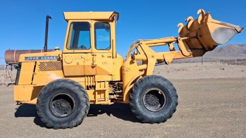 John Deere Articulated Wheel Loader, Enclosed Cab, Loader Bucket, 1,298 Hours - 21