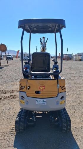 NEW - ME20 Mini Excavator, Kubota Diesel, Thumb Attachment, 13.7hp, Rubber Tracks, Open ROPS - 6