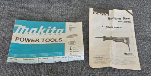 Makita JR3000V Electric Reciprocating Saw with Hard Case and Accessories - 13