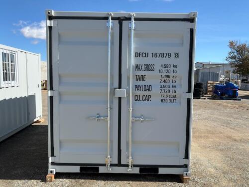 12 ft New Modified Shipping Container &ndash; Side Door, Window w/ Security Bars - 3