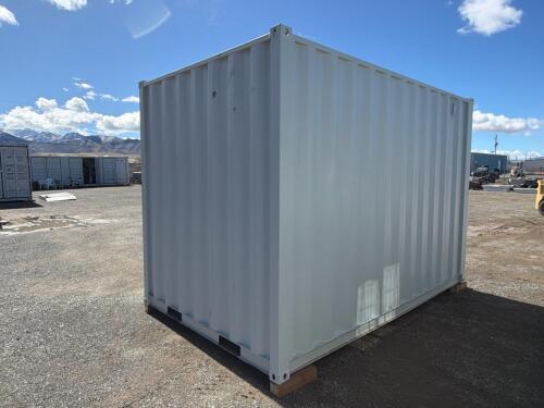 12 ft New Modified Shipping Container &ndash; Side Door, Window w/ Security Bars - 6