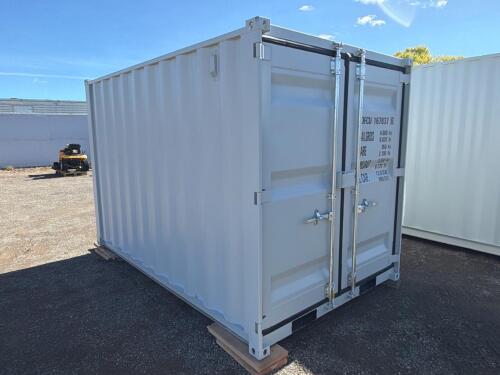 11ft New Modified Shipping Container &ndash; Side Door, Window w/ Security Bars - 2