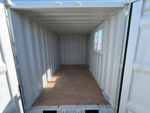 11ft New Modified Shipping Container &ndash; Side Door, Window w/ Security Bars - 8
