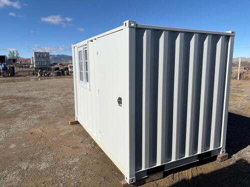 10ft New Modified Shipping Container &ndash; Side Door, Window w/ Security Bars - 7