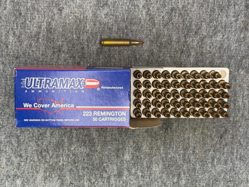 (2) Ultramax .223 Remington 55gr FMJ Remanufactured Ammunition - 5