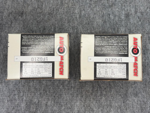 (2) Boxes Federal Auto Match .22 LR Ammunition - Sealed 650rds - 4