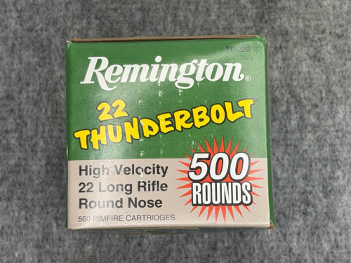500rds Remington Thunderbolt .22 LR High Velocity Ammunition - 2
