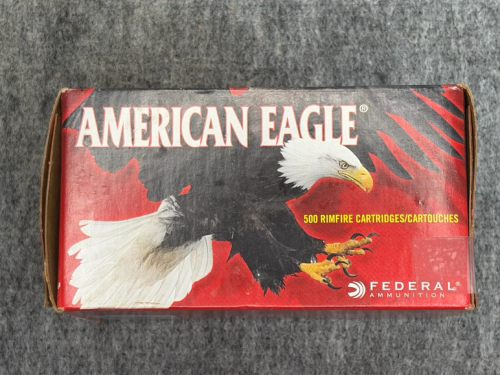 500rds Federal American Eagle .22 LR High Velocity Rimfire Ammunition
