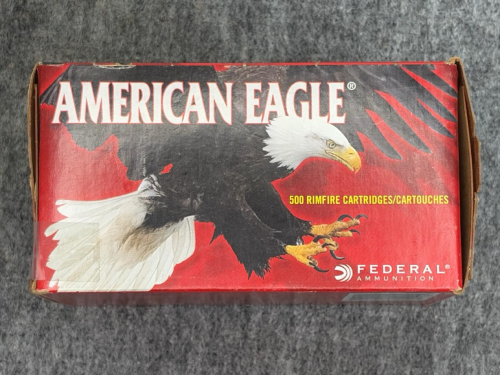 500rds Federal American Eagle .22 LR High Velocity Rimfire Ammunition - 3