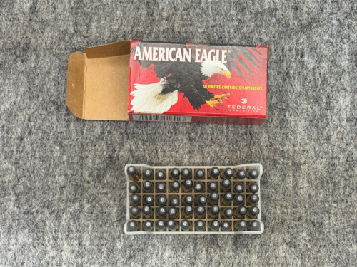 500rds Federal American Eagle .22 LR High Velocity Rimfire Ammunition - 7