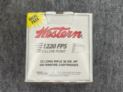 500rds Western .22 LR Hollow Point Rounds