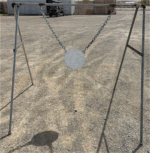 AR 500 Hardened Steel Target w/ A-frame Stand Legs