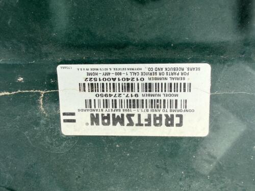 Craftsman GT 5000 21 HP Kohler V-Twin Riding Lawn Tractor, Dozer Blade - 7