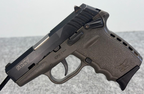 SCCY CPX-1 9mm Semi-Automatic Pistol, 10+1, Black/Gray, 3.1" Barrel!