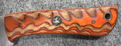 Custom Cleaver Fixed Blade Knife, Damascus Steel Blade! - 3