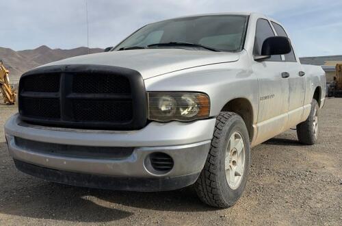 2005 Dodge Ram 1500 Quad Cab, Silver, 6.5 ft Bed, 4.7L V8