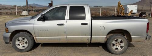 2005 Dodge Ram 1500 Quad Cab, Silver, 6.5 ft Bed, 4.7L V8 - 2