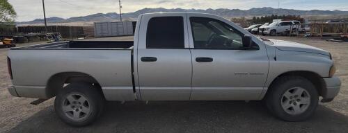 2005 Dodge Ram 1500 Quad Cab, Silver, 6.5 ft Bed, 4.7L V8 - 4