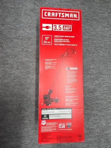 NEW IN BOX - Craftsman CMEST900 3.5 Amp 12" Corded String Trimmer/Edger