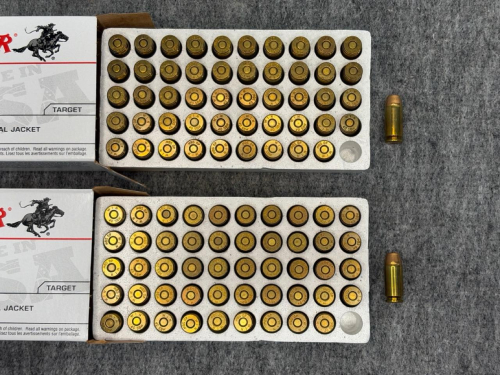 (2) Boxes of Winchester USA .40 S&W Ammunition - 100 Rounds Total - 6