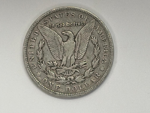 1887 Morgan Silver Dollar, Philadelphia Mint, 90% Silver, Circulated - 2