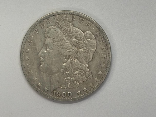1900 Morgan Silver Dollar, 90% Silver, U.S. Coin, Circulated - 2