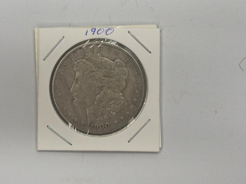 1900 Morgan Silver Dollar, 90% Silver, U.S. Coin, Circulated