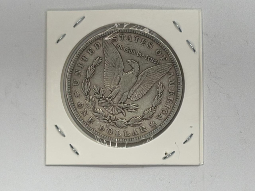 1883 Morgan Silver Dollar, US $1 Coin, 90% Silver, Circulated - 4