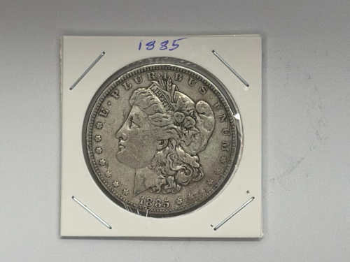 1885 Morgan Silver Dollar, Philadelphia Mint, 90% Silver