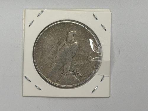 1923 Peace Silver Dollar, $1 Coin, 90% Silver, Philadelphia, Circulated - 4