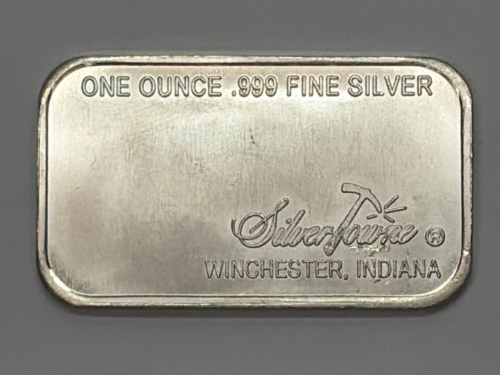 Silvertowne 1 oz .999 Fine Silver Bar &ndash; Prospector Design - 2