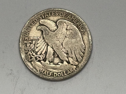 1918 Walking Liberty Half Dollar, 90% Silver, Circulated, Classic U.S. Coin - 2