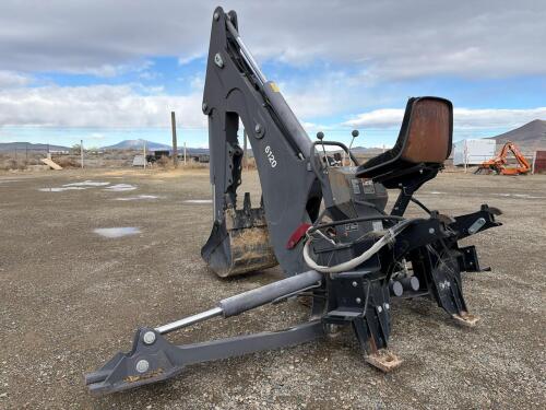 Bradco 6120 Skid Steer Backhoe Attachment, 12" Bucket, 10' Dig Depth - 6