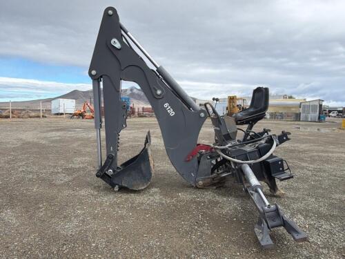 Bradco 6120 Skid Steer Backhoe Attachment, 12" Bucket, 10' Dig Depth