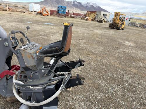 Bradco 6120 Skid Steer Backhoe Attachment, 12" Bucket, 10' Dig Depth - 12