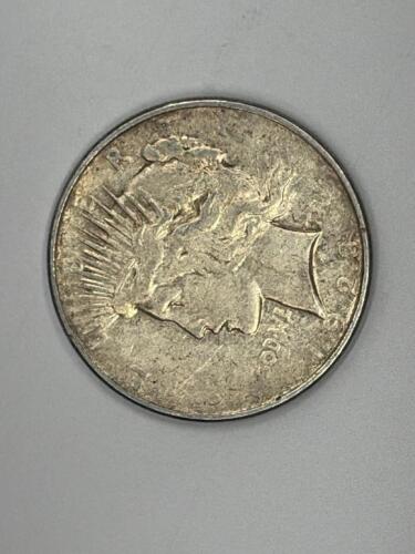 1923 Peace Silver Dollar, 90% Silver, US Mint, Circulated