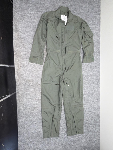 CWU-27/P Flight Suit 32S Sage Green, Fire Resistant 100% Aramid