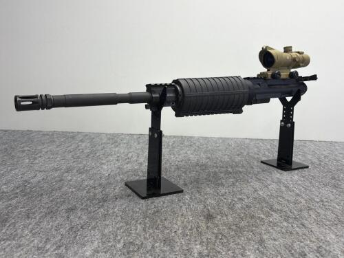 PlumCrazy AR-15 Style Modular Rifle, 2 Complete Uppers (24"/16") - 12