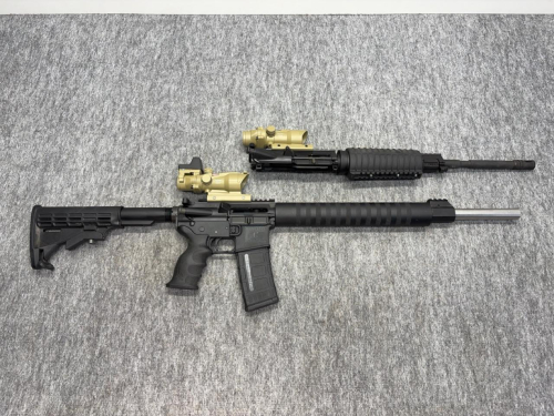 PlumCrazy AR-15 Style Modular Rifle, 2 Complete Uppers (24"/16") - 13