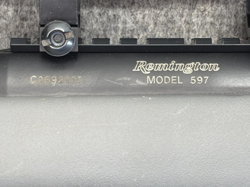 Remington 597 .22 LR Semi-Auto Rifle, 20" Barrel, Synthetic Stock, Scope, Bipod, Serial C2692207 - 8