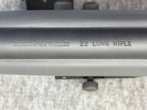 Remington 597 .22 LR Semi-Auto Rifle, 20" Barrel, Synthetic Stock, Scope, Bipod, Serial C2692207 - 12