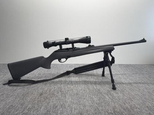 Remington 597 .22 LR Semi-Auto Rifle, 20" Barrel, Synthetic Stock, Scope, Bipod, Serial C2692207 - 13