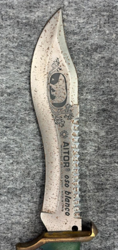 Aitor Oso Blanco Survival Knife, 7.87" Stainless Sawback Blade! - 9