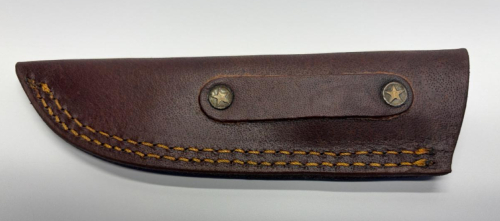 Custom Drop Point Knife, 4.25" Blade, Wood Handle, Damascus Steel! - 4