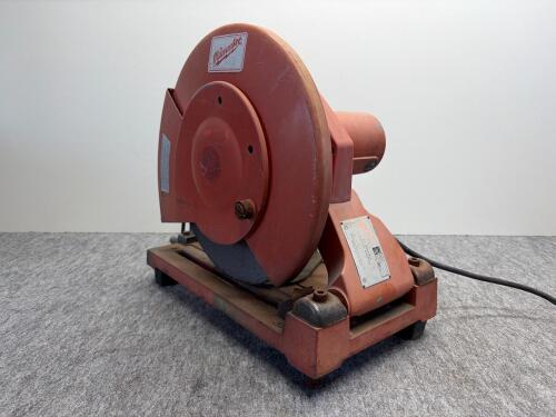 Milwaukee 14-Inch Abrasive Metal Cut-Off Chop Saw, 15A Motor! - 2