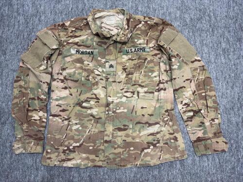 X-Large Regular U.S. Army ACU Shirt OCP Scorpion W2, Sgt Rank
